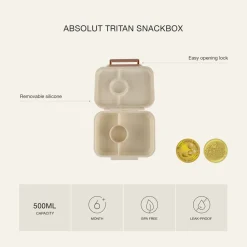 Citron Caja Almuerzo de tritán Aeronave