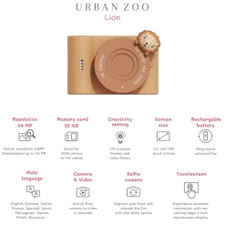 Cámara Fotográfica Urban Zoo Lion · The Zoofamily