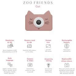 Cámara Fotográfica Zoo Friends Cat · The Zoofamily