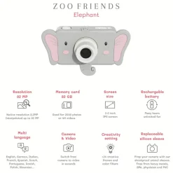 Cámara Fotográfica Zoo Friends Elephant · The Zoofamily