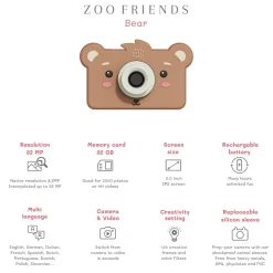 Cámara Fotográfica Zoo Friends Bear · The Zoofamily