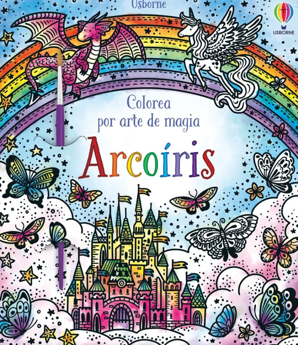 Colorea por arte de magia · Arcoiris