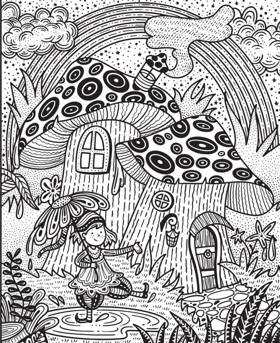 Colorea por arte de magia · Arcoiris