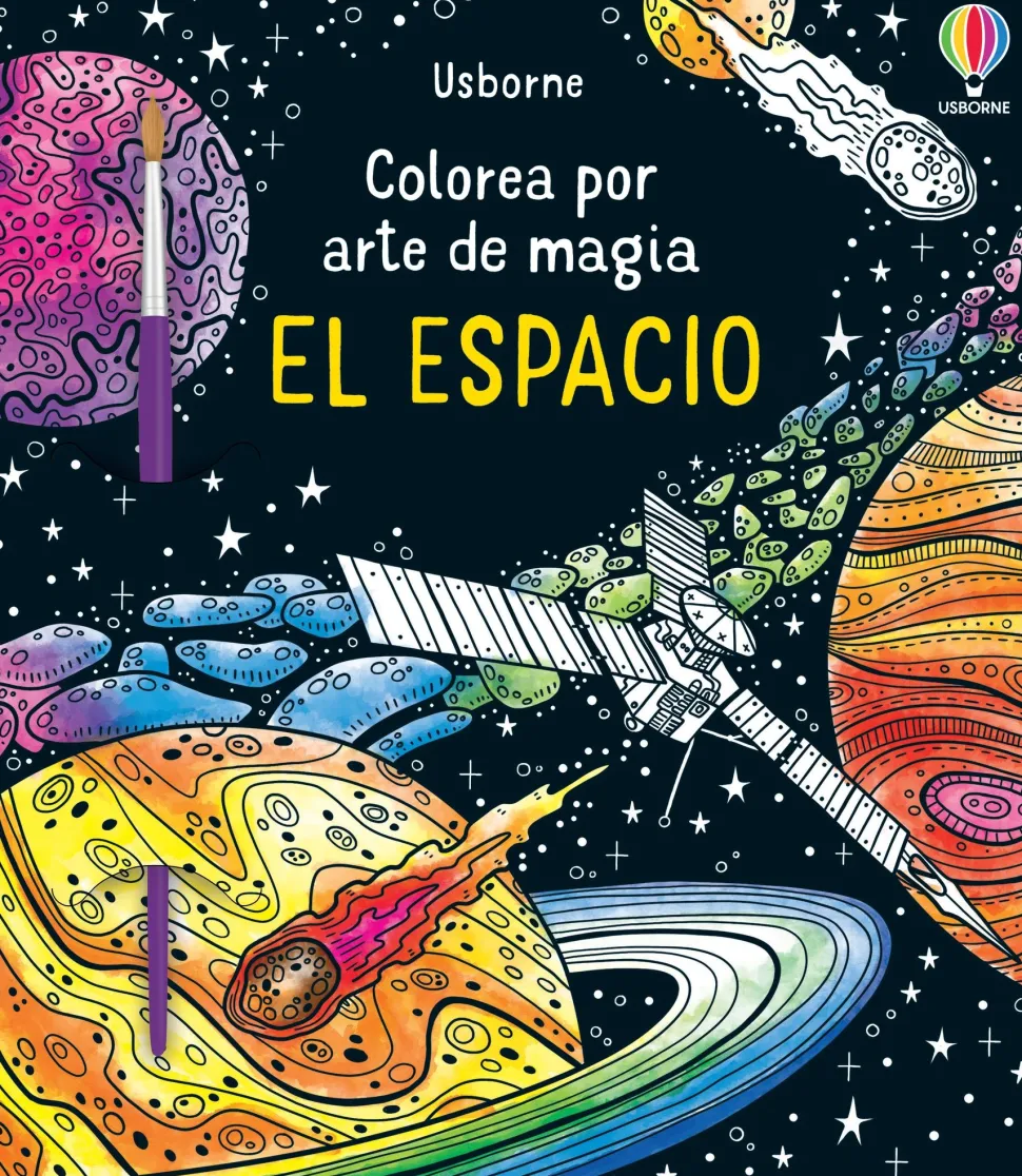 Colorea por arte de magia · El espacio