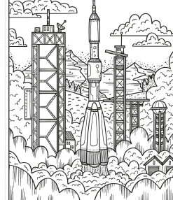 Colorea por arte de magia · El espacio