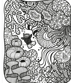 Colorea por arte de magia · Fuera agobios