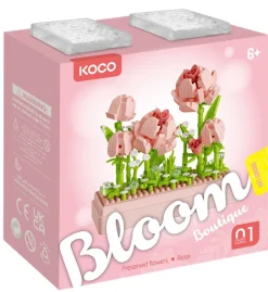 Construcción Fresh Flower Rose 349 piezas · Koco