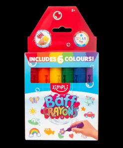 Crayons para baño 6 colores · Zimpli