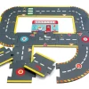 Crazy Motors Circuit de ville Puzzle gigante · DJECO
