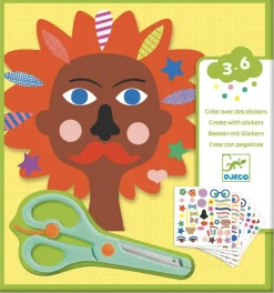 Crear con pegatinas La Peluquería DJECO