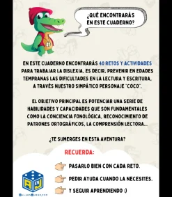 Cuaderno de dislexia lectoescritura · Aula en Juego