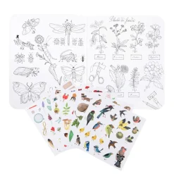 Cuaderno de pegatinas El botanista · Moulin Roty
