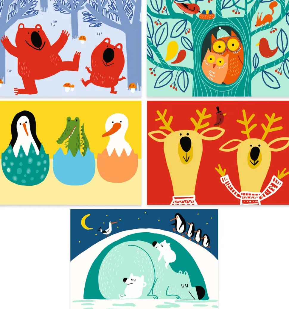 Cuadros para rascar Animales por Descubrir · DJECO