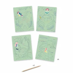 Cuadros para rascar Jardín Imaginario · DJECO