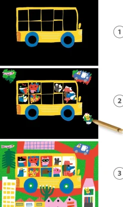 Cuadros para rascar Vehiculos · DJECO