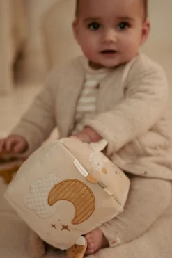 Cubo Blandito de Actividades Newborn Natural · Little Dutch
