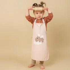 Delantal impermeable Happy Clouds Green · Done by Deer