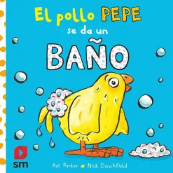 El pollo Pepe se da un baño