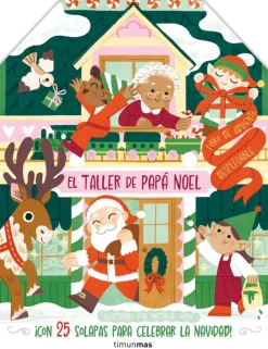El taller de Papá Noel-Libro de adviento desplegable