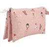 Estuche escolar 3 compartimentos Wild Fairies