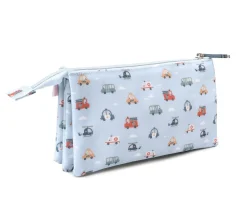 Estuche escolar 3 compartimentos City Cars