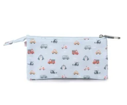 Estuche escolar 3 compartimentos City Cars