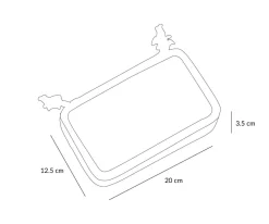 Estuche plumier doble Magical Forest