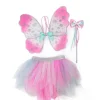 Falda Glitter Rosa Menta con alas y varita · Great Pretenders 4-6 años