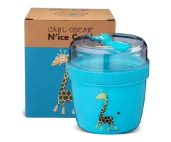 Fiambrera Snack N'ice Cup L Jirafa Turquesa · Carl Oscar