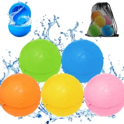 Globos agua reutilizables SOLID opacos · 6 uds