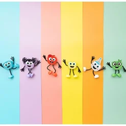 GloPals Set Personaje + 2 Cubos luz LUMI Lila