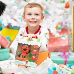 GloPals Set Personaje Elmo Rojo + 2 Cubos luz