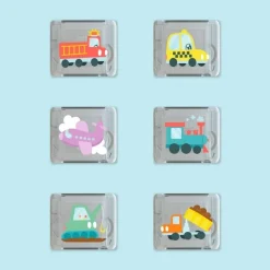 GloPals Set regalo 6 cubos de luz Automóviles