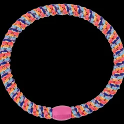 Goma de pelo Kknekki Slim multi Orange Pink neon