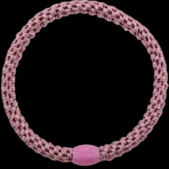 Goma de pelo Kknekki Slim Old pink glitter