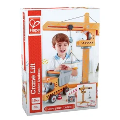 Grúa de madera · Hape