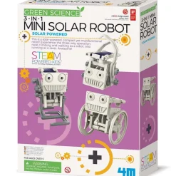 GreenScience Mini Robot Solar 3 en 1 · 4M