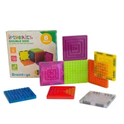 Imabrick 8 piezas doble cara · Braintoys