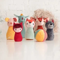 Juego de bolos bosque Caperucita