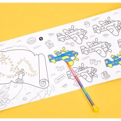 Juego de bolsillo para colorear Atlas+8 pinturas · OMY