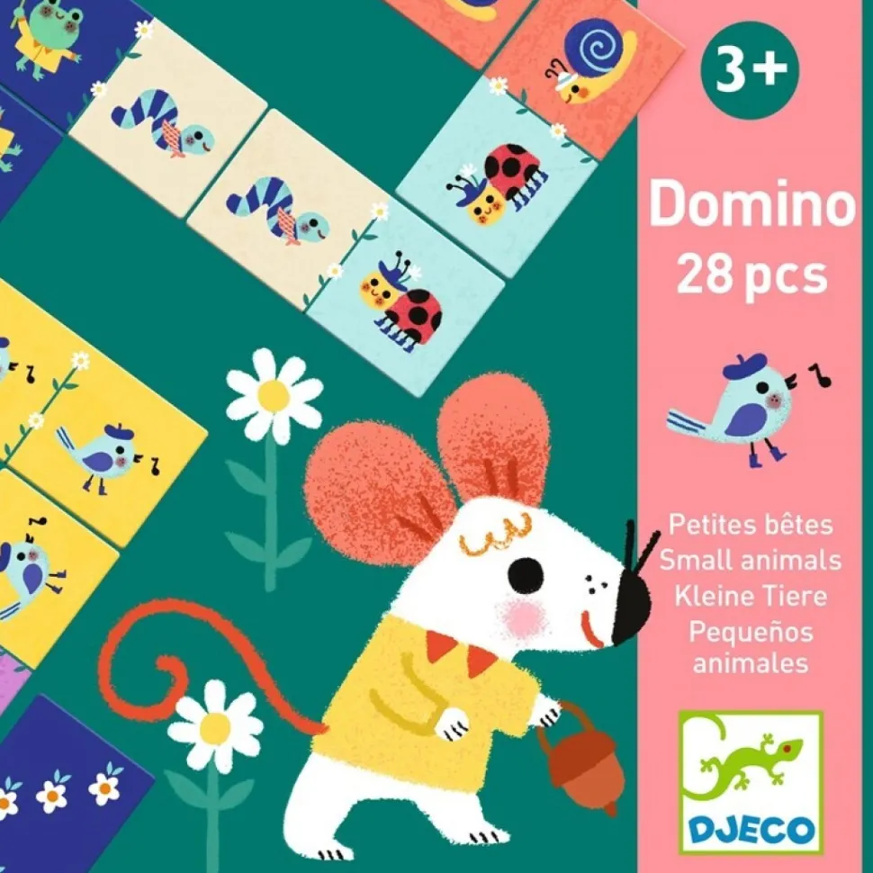 Juego educativo Domino pequeños animales · DJECO