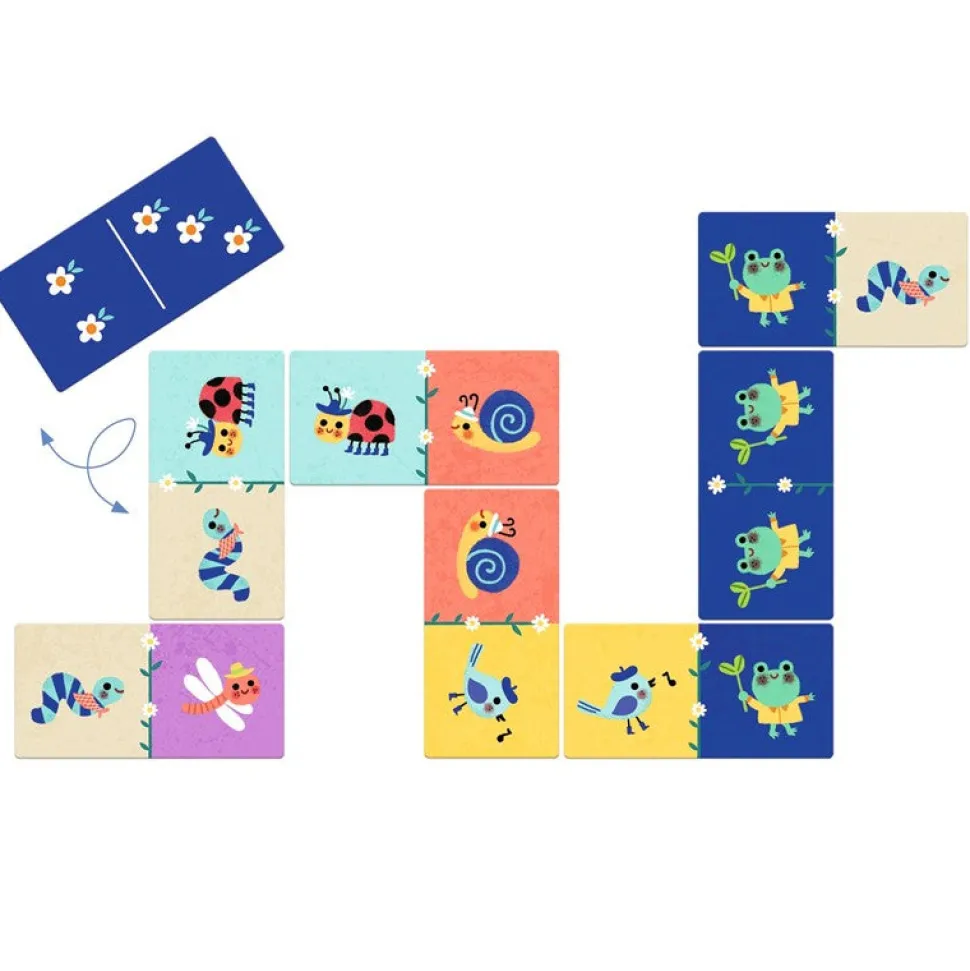 Juego educativo Domino pequeños animales · DJECO