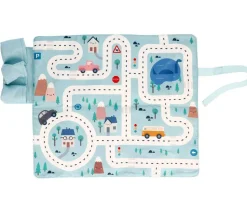 Juego Mantel con Circuito Azul + 3 Coches