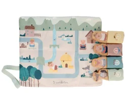 Juego Mantel Los Tres Cerditos + 4 figuras