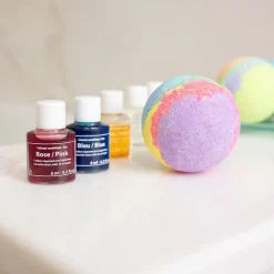 Laboratorio de bombas de baño