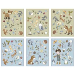 Libro de pegatinas Forest Friends · Little Dutch