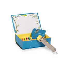 Libro linterna proyector Familia de Ratoncitos · Moulin Roty