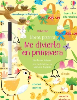 Libro Pizarra · Me divierto en primavera