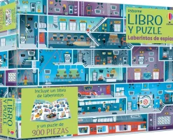 Libro Puzzle Laberintos de Espías