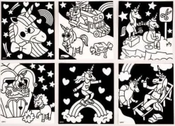 Lámina de Terciopelo Unicornio · OMY